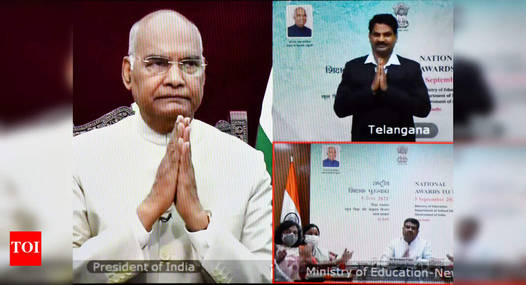 , Four teachers from Telugu states receive national awards, The World Live Breaking News Coverage & Updates IN ENGLISH