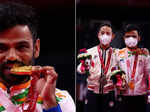 Krishna Nagar clinches India's 5th gold medal at 2020 Tokyo Paralympics, check photos of the shuttler's winning moment!