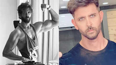 Hrithik Roshan sends social media into tizzy with his ‘Bollywood bicep’ pic; Sussanne Khan, Tiger Shroff and others laud actor’s fitness