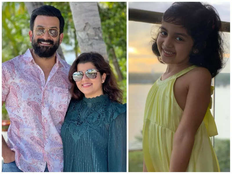 Prithviraj Sukumaran and Supriya Menon wish their daughter Alankrita as ...