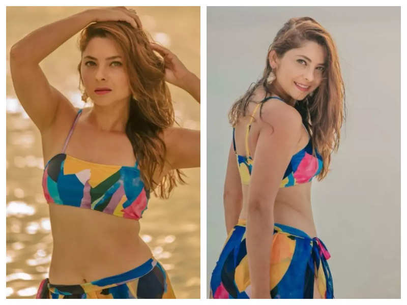 Sonalee Kulkarni Sets The Internet On Fire With Her Latest Bikini Pictures Marathi Movie News 