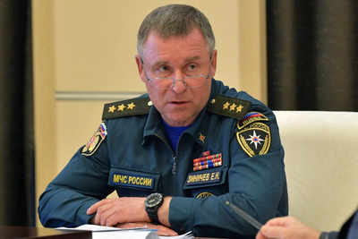 Yevgeny Zinichev: Russia&#39;s emergencies minister dies during drills | World  News - Times of India