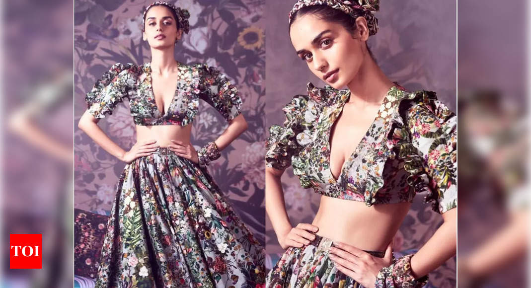 Manushi Chhillar's pretty co-ord set