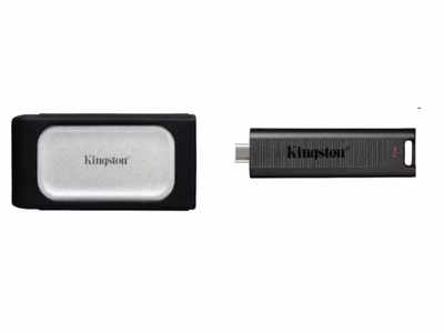 Kingston launches XS2000 external SSD and DataTraveler Max flash drive with faster transfer speeds - Times of India