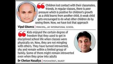 Class starts but kids find ‘new normal’ tricky