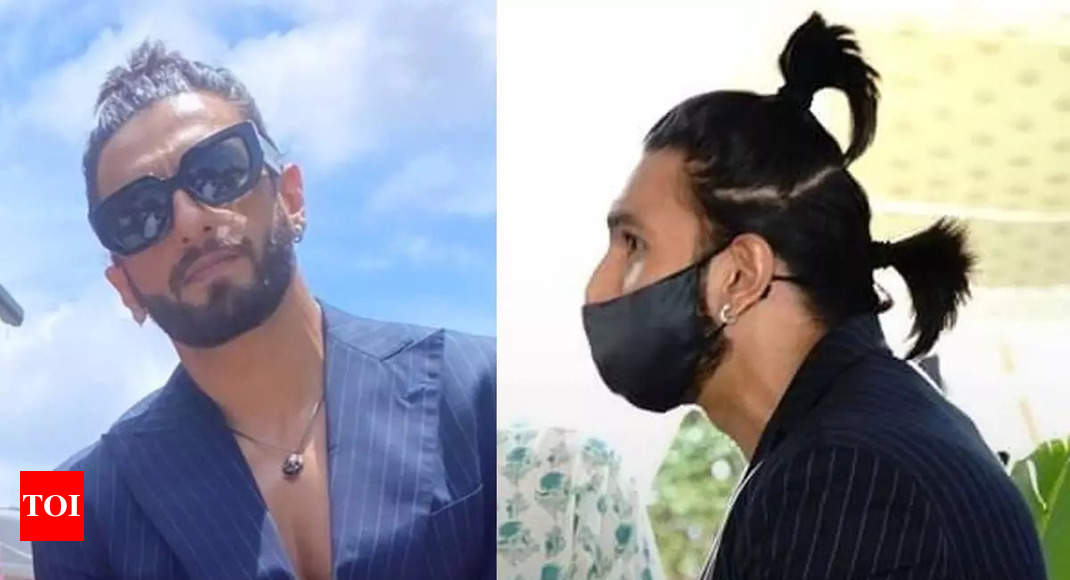 Ranveer Singh's latest ponytail hairdo goes viral - Articles