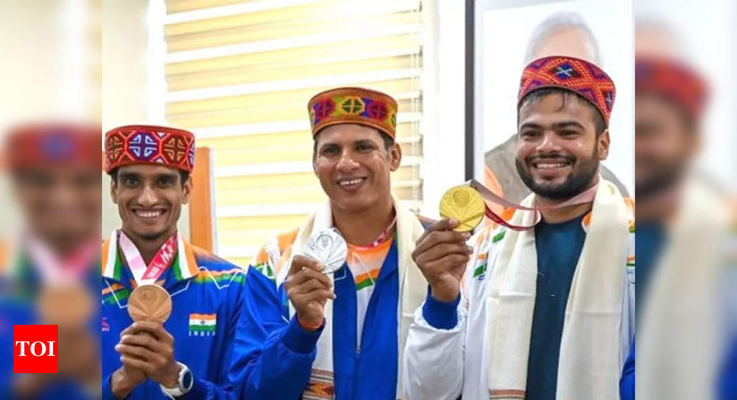 PCI aims 25 medals, including 10 gold, in 2024 Paralympics, as it felicitates Tokyo participants | Tokyo Paralympics News – Times of India -India News Cart
