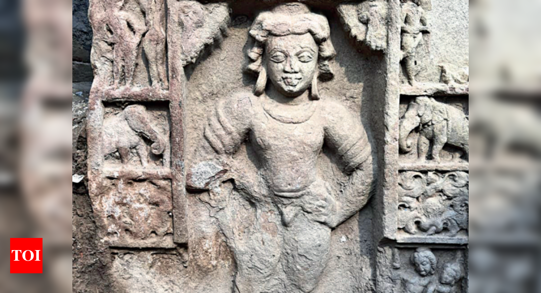 1500-year-old temple remains found in UP | India News - Times of India