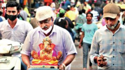 Kolhapur sets aside flood woes, gears up for Bappa