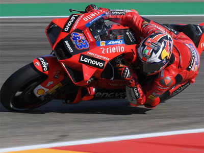 Miller heads practice at Aragon MotoGP as Quartararo struggles