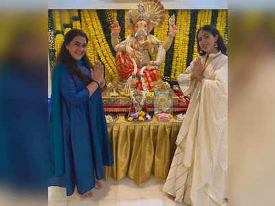 Sara Ali Khan shares pictures from her Ganesh Chaturthi