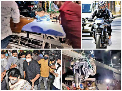 Sai Dharam Tej sustains injuries in a bike accident in Hyderabad: Details