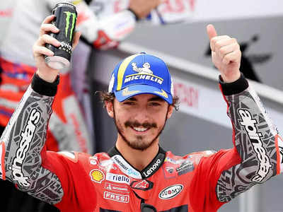 Bagnaia sets lap record to claim pole at Aragon Grand Prix | Racing ...