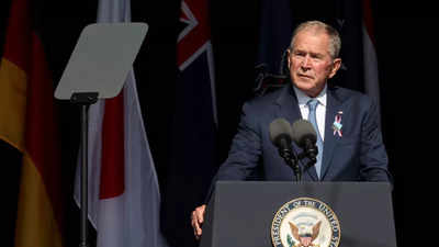 Bush notes 'sudden splendour' of bravery on 9/11