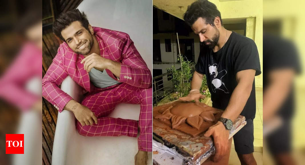 Rithvik Dhanjani: Making Ganpati idols from scratch has been one of the ...