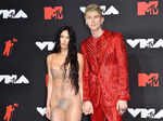 Megan Fox is breaking the internet with her red-carpet appearance at VMAs in a see-through dress