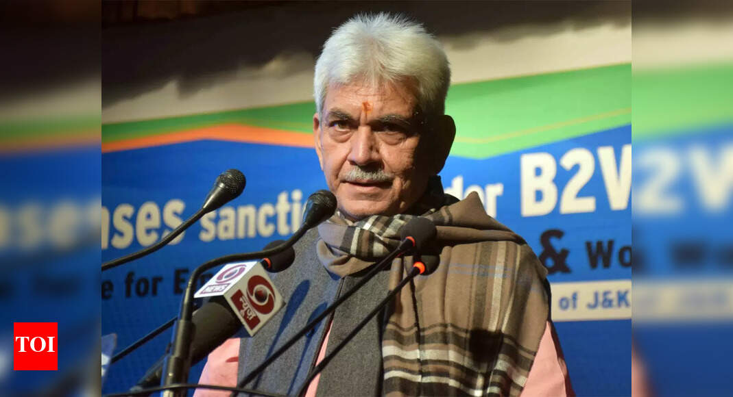 J&K administration making continuous efforts to create employment opportunities, says LG Manoj Sinha