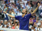 US Open 2021 Final: Daniil Medvedev defeats World No.1 Novak Djokovic to win Grand Slam title, see photos of the winning moment