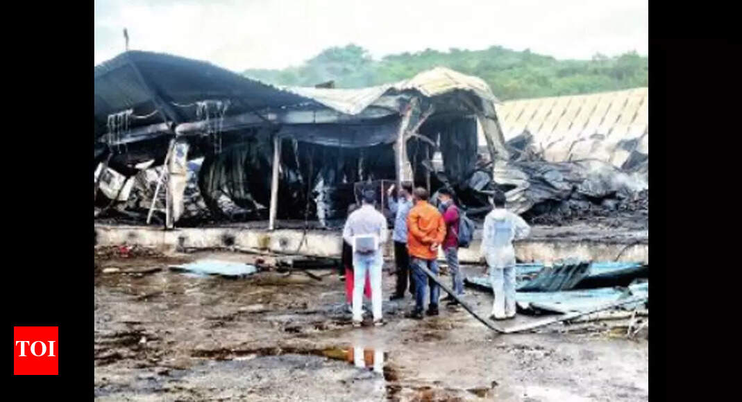 Pune Blaze destroys BigBasket’s Bavdhan Budruk warehouse Pune News
