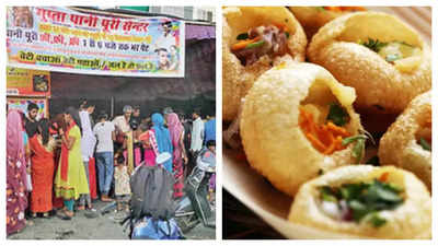Street food vendor of Bhopal serves free Pani Puri worth Rs 50000 on daughter's birth