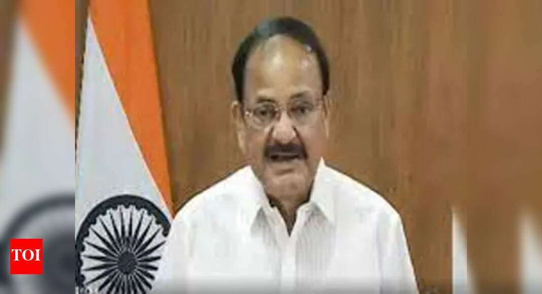 Vice President Naidu expresses delight over India administering 75 crore Covid vaccine doses