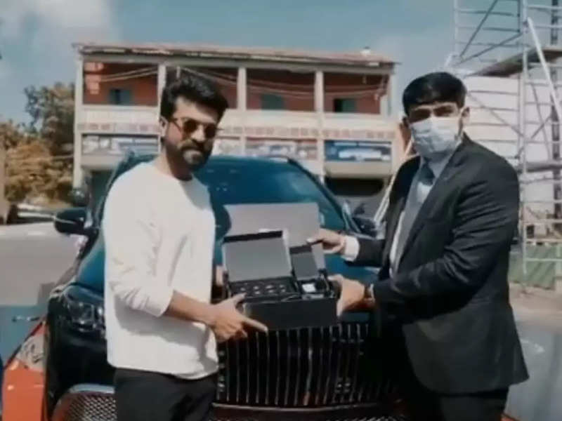 Watch: Ram Charan becomes the proud owner of a swanky car worth Rs 4 crore
