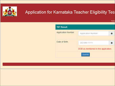 Karnataka KAR TET 2021 result released, download here
