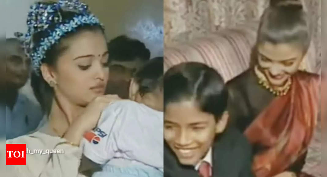 This Throwback Video Of Aishwarya Rai Comforting A Crying Baby And ...