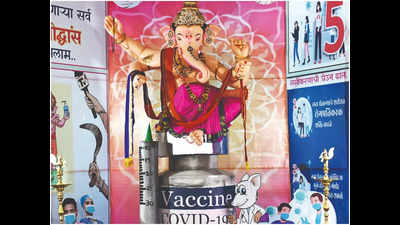 Ganpati mandals opt for low-key celebrations and a few health drives amid the pandemic