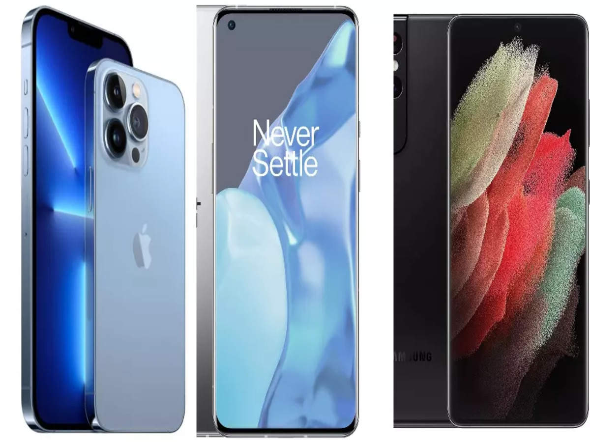 Uitvoeren inschakelen microscopisch iPhone 13 Pro Max vs Samsung Galaxy S21 Ultra vs OnePlus 9 Pro: How top-end  new iPhone compares to two 'biggest' flagship phones - Times of India