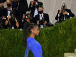 Nia Dennis's epic floor routine at the 2021 Met Gala impresses the internet! See pictures of the American gymnast's grand entrance