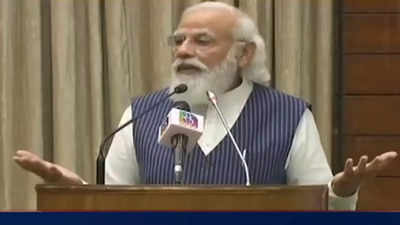 Prime Minister Narendra Modi launches Sansad TV