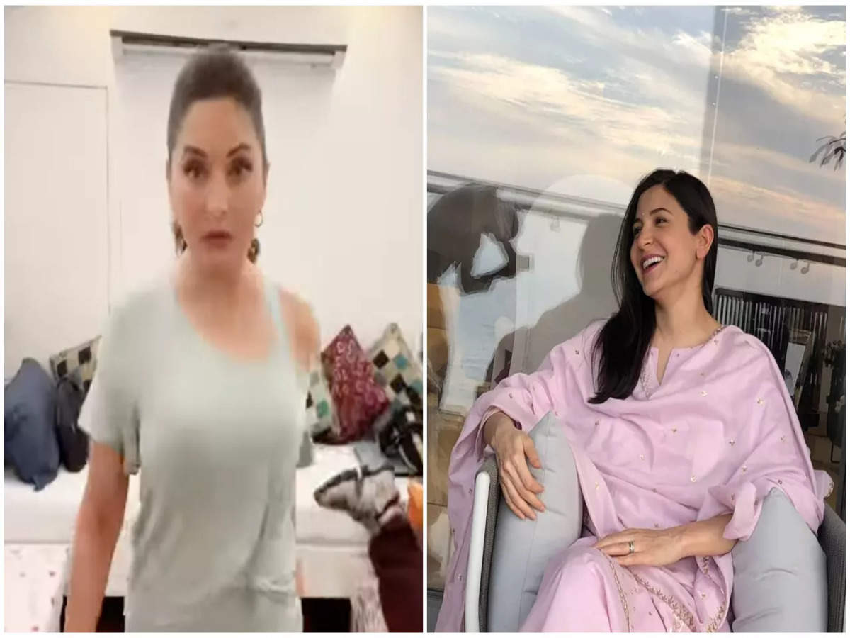 madhuri: Anushka Sharma calls Madhuri Dixit 'Queen' as she 'shows off her model face' in this viral Instagram trend | Hindi Movie News - Times of India