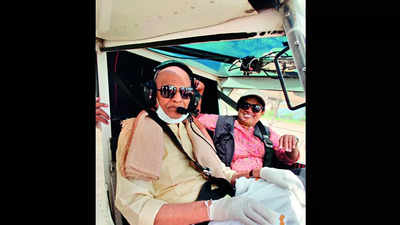 Birthday gift: 100-year-old from Andhra Pradesh becomes co-pilot for a day