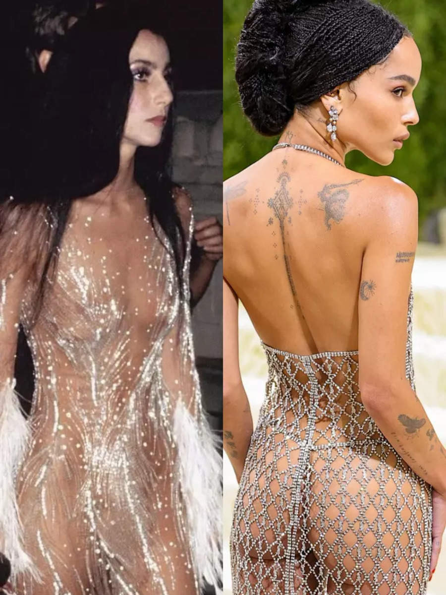 Risque fashion: Most naked dresses of all time | Times of India