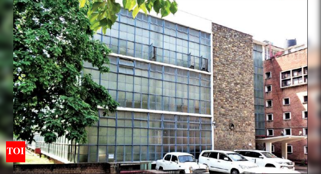 City’s Press Building The Transparency Of Illumination Chandigarh