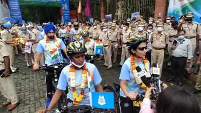 Team of CRPF cyclists to carry baton from Nagpur to Jabalpur