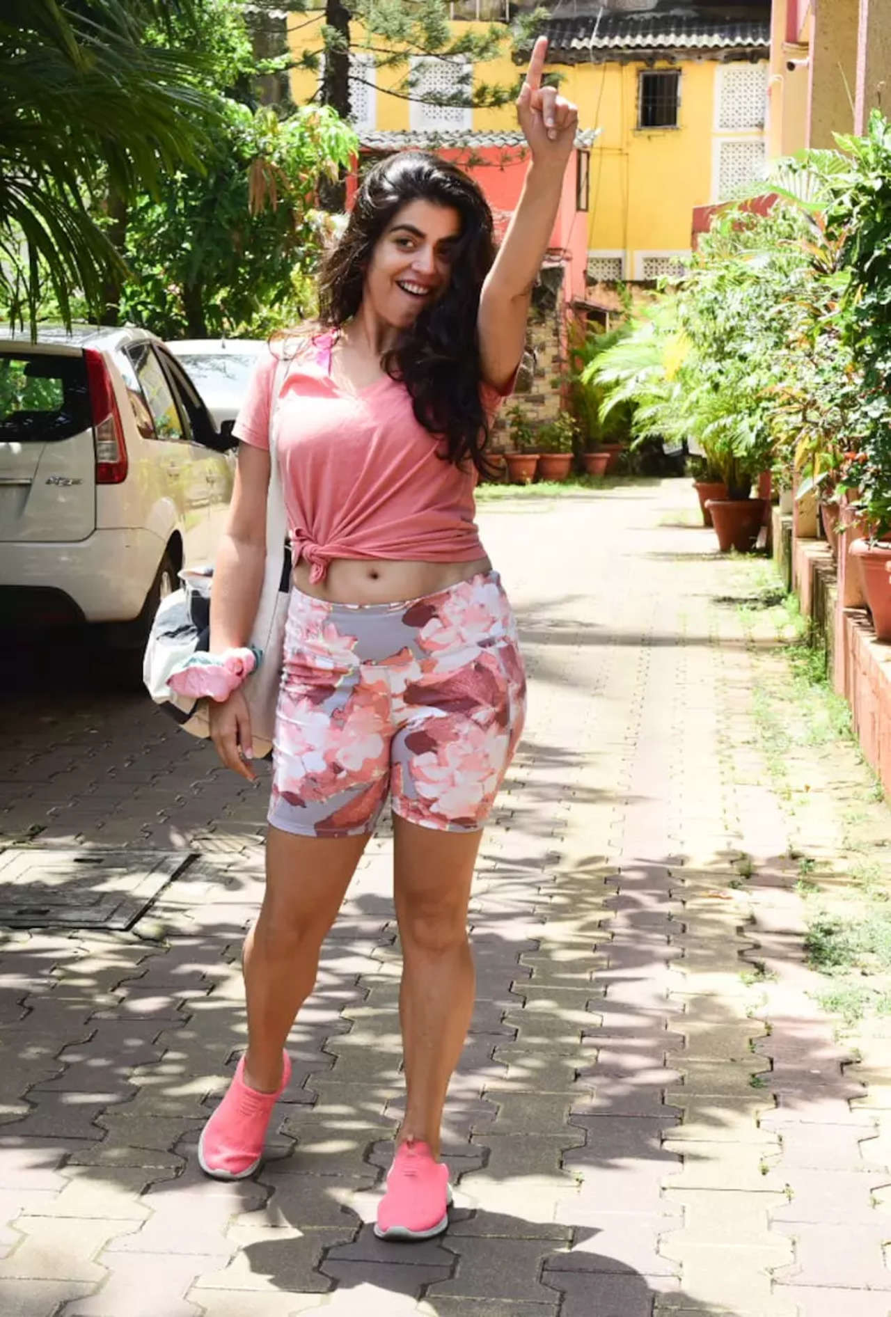 Shenaz Treasury gets papped outside her gym