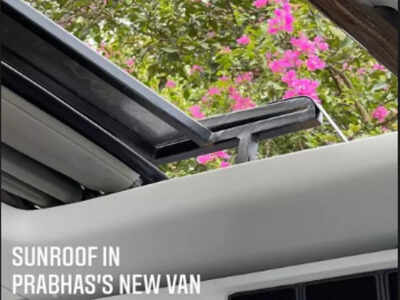 'Adipurush' Director Om Raut shares a picture of Prabhas's remodeled vanity van