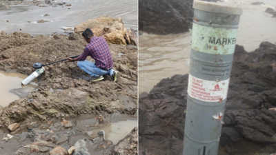 Palghar: Marine location marker found on beach in Kelwe
