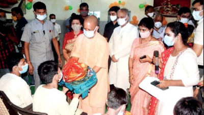 Uttar Pradesh CM Yogi Adityanath hails PM Narendra Modi, distributes tool kits among 21,000 artisans