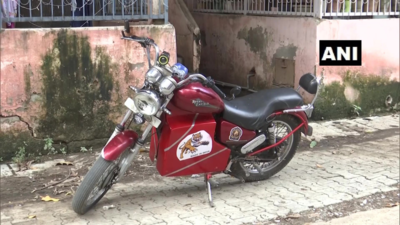 Electric Royal Enfield? 15-year-old builds lookalike e-motorcycle using scrap