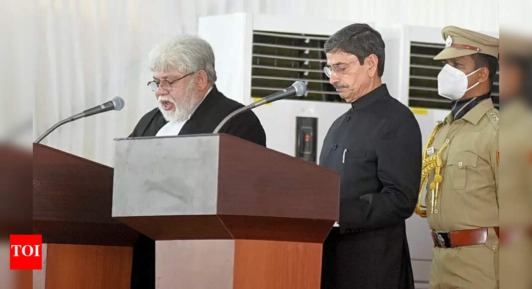 R N Ravi Sworn In As Tamil Nadu Governor Chennai News Times Of India