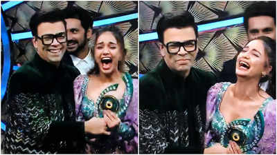 Bigg Boss OTT winner: Divya Agarwal lifts the trophy and takes home prize money of Rs 25 lakhs