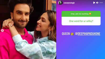 Ranveer Singh and Deepika Padukone's 'ask session' on Instagram was all  about their love for each other and food! : Bollywood News - Bollywood  Hungama