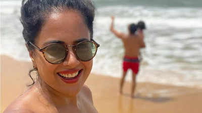 Sameera Reddy embraces her 'yummy Indian complexion' as she shares a sunkissed selfie from her Goan getaway