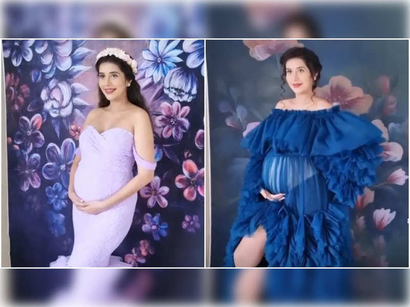 Charu Asopa radiates pregnancy glow and flaunts her baby bump in style during her maternity shoot; watch