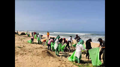 Karnataka: 685 kg non-biodegradable waste collected from beach stretch in Udupi
