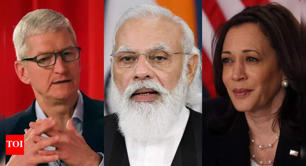 Pm Modi: Meeting with VP Kamala Harris, Apple chief Tim Cook also on ...