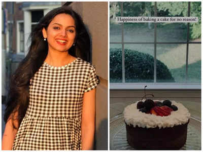 Samvritha Sunil shares the recipe of a cake she baked; thanks her college friend for the culinary wisdom!